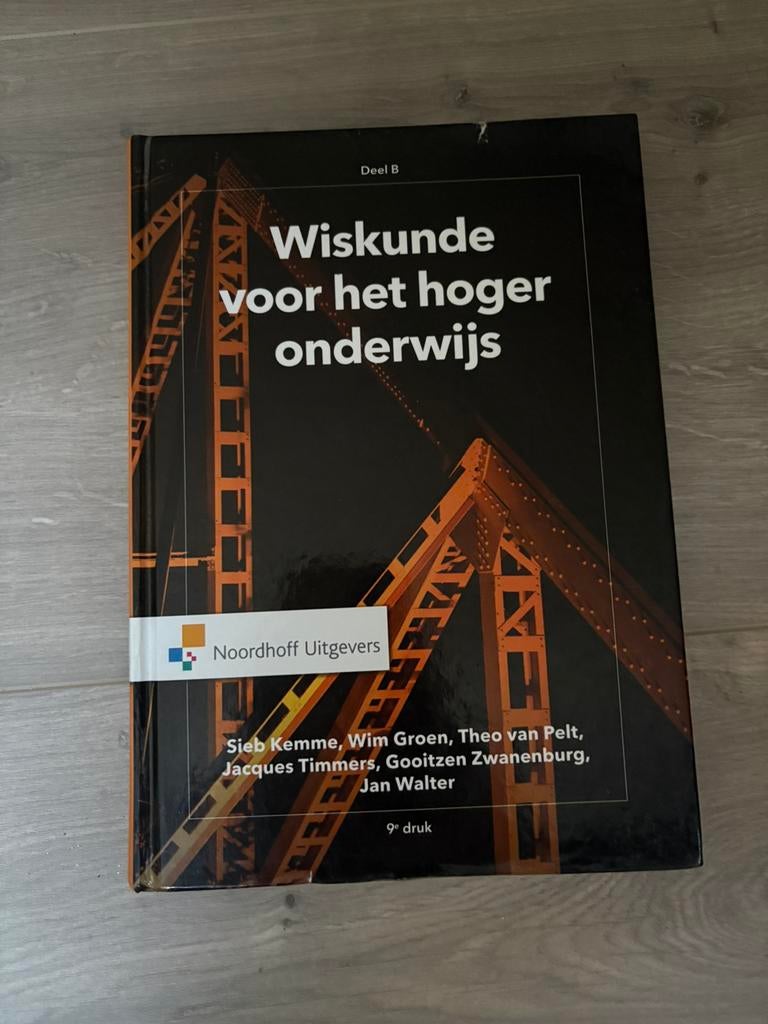W. Groen - deel A en B Wiskunde voor het hoger onderwijs, Boeken, Ophalen, Zo goed als nieuw, W. Groen; Sieb Kemme; J. Timmers; G. Zwanenburg; Theo van Pelt