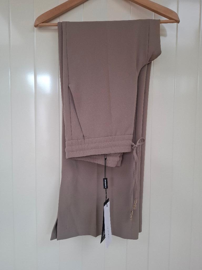 Prachtige taupe pantalon Cambio model Avril maat 38, Maat 38/40 (M), Cambio, Bruin, Nieuw