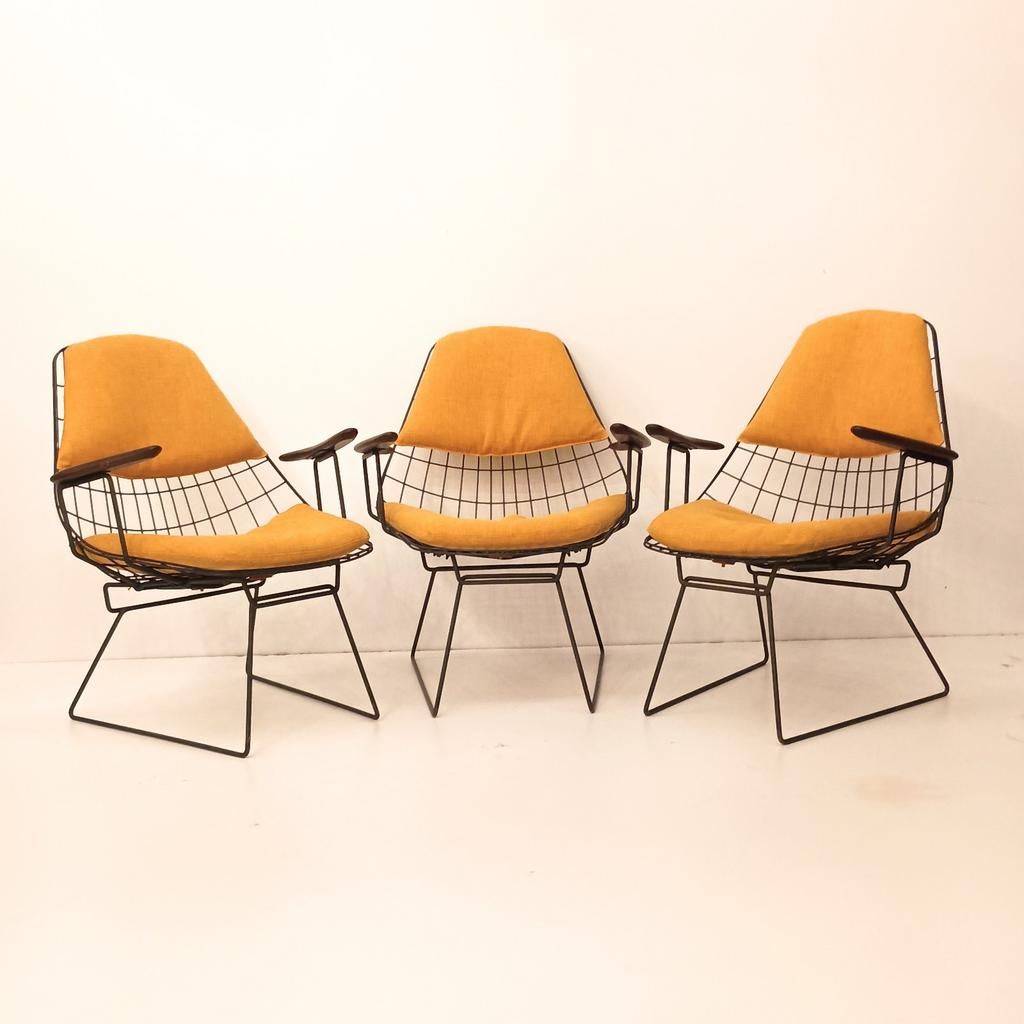 FM06 wire chair van Cees Braakman voor Pastoe, Ophalen of Verzenden, Zwart, Metaal, Eén