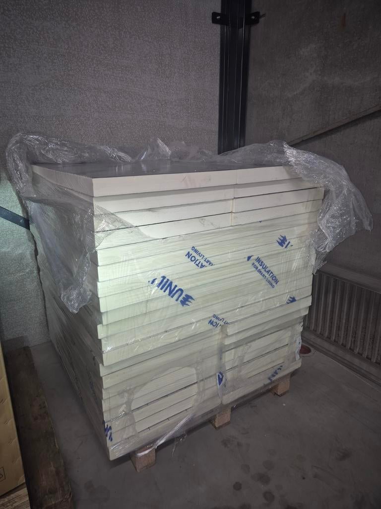 Unilin isolatieplaten 8cm dik, ca. 30 m2, Ophalen of Verzenden