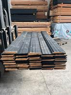 Partij zweeds rabat 2m zwart, Tuin en Terras, Palen, Balken en Planken, Ophalen of Verzenden, Zo goed als nieuw, 250 cm of meer