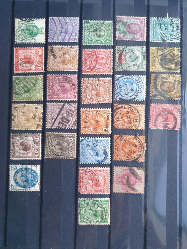 Engeland UK oude verzameling postzegels, Ophalen of Verzenden