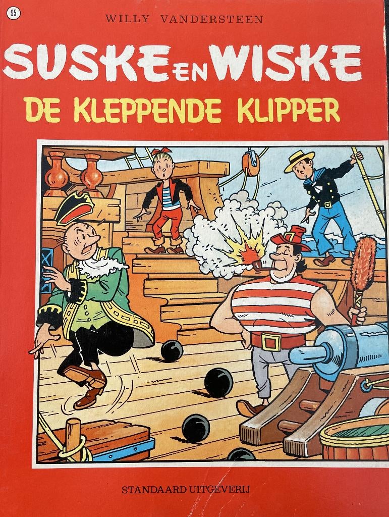 Suske en Wiske, De Kleppende Klipper nummer 95, Eén stripboek, Ophalen of Verzenden, Zo goed als nieuw, Willy Vandersteen