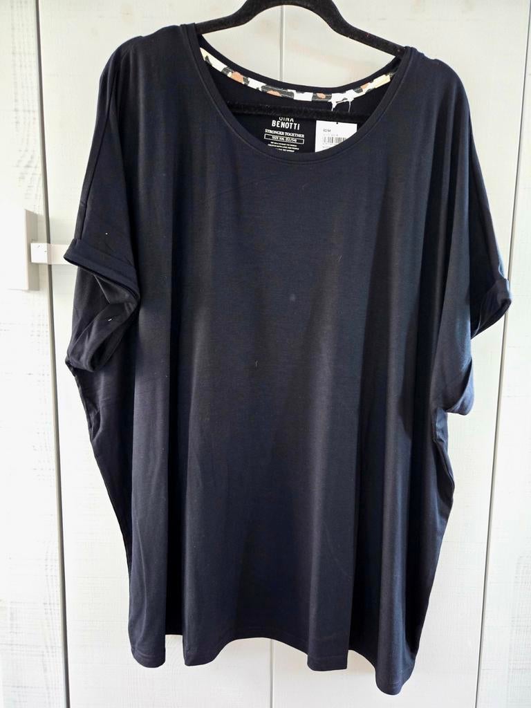 NIEUW Tricot tuniek mt 52 54 oto 73 cm, Verzenden, Nieuw, Zwart, Blouse of Tuniek