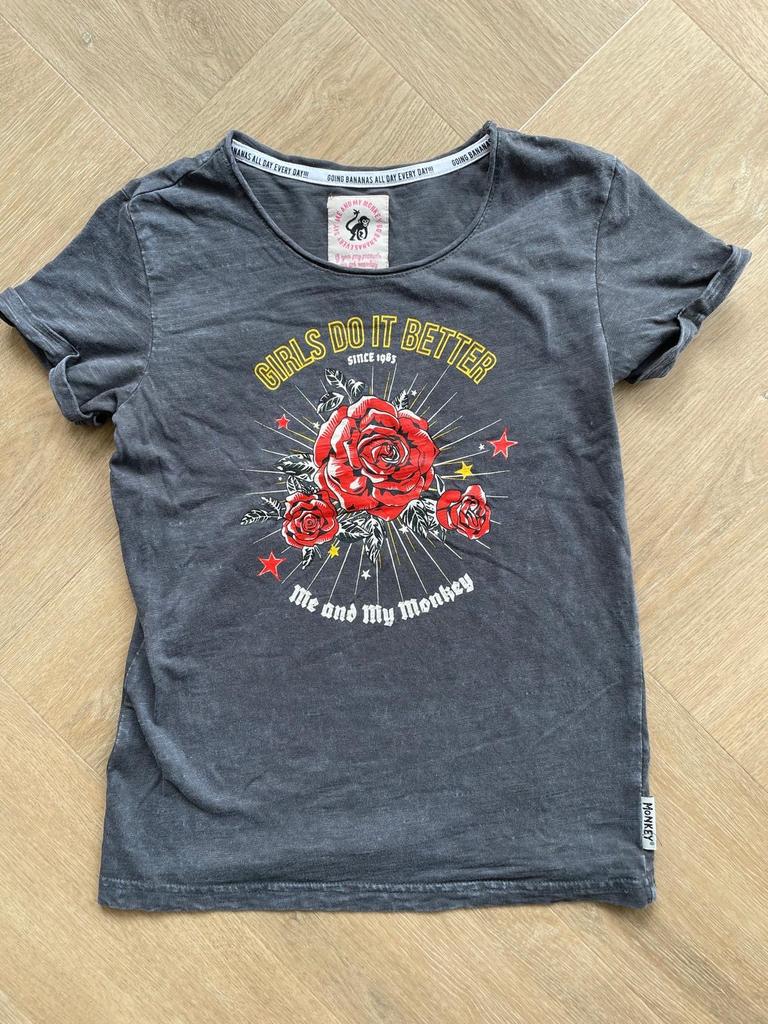 Me and My Monkey mooi T-shirt maat 134, Verzenden, Meisje, Shirt of Longsleeve
