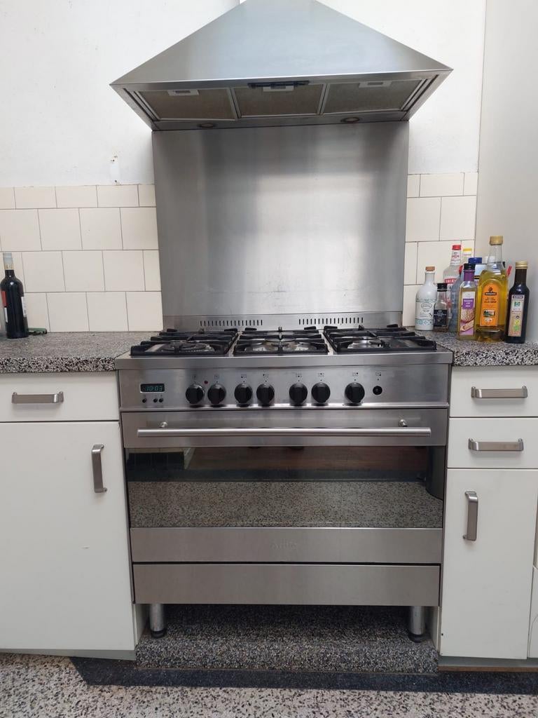 Attila gasfornuis met oven, Witgoed en Apparatuur, Ophalen, Gebruikt, Hete lucht, 60 cm of meer