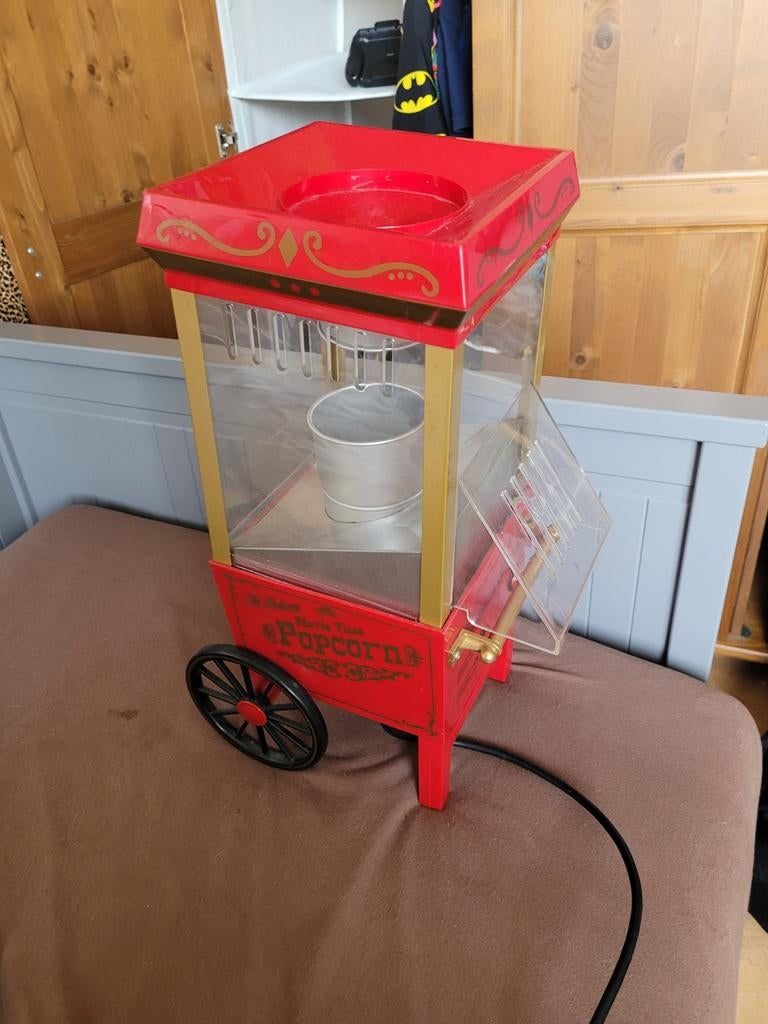 Popcorn machine, Ophalen