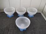 4 dessert schaaltjes/ 4 ijscoupes, Ophalen, Nieuw, Schaal