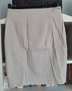 Rok Hirsch linnen/ katoen mix maat 38, Kleding | Dames, Maat 38/40 (M), Overige kleuren, Zo goed als nieuw, Onder de knie