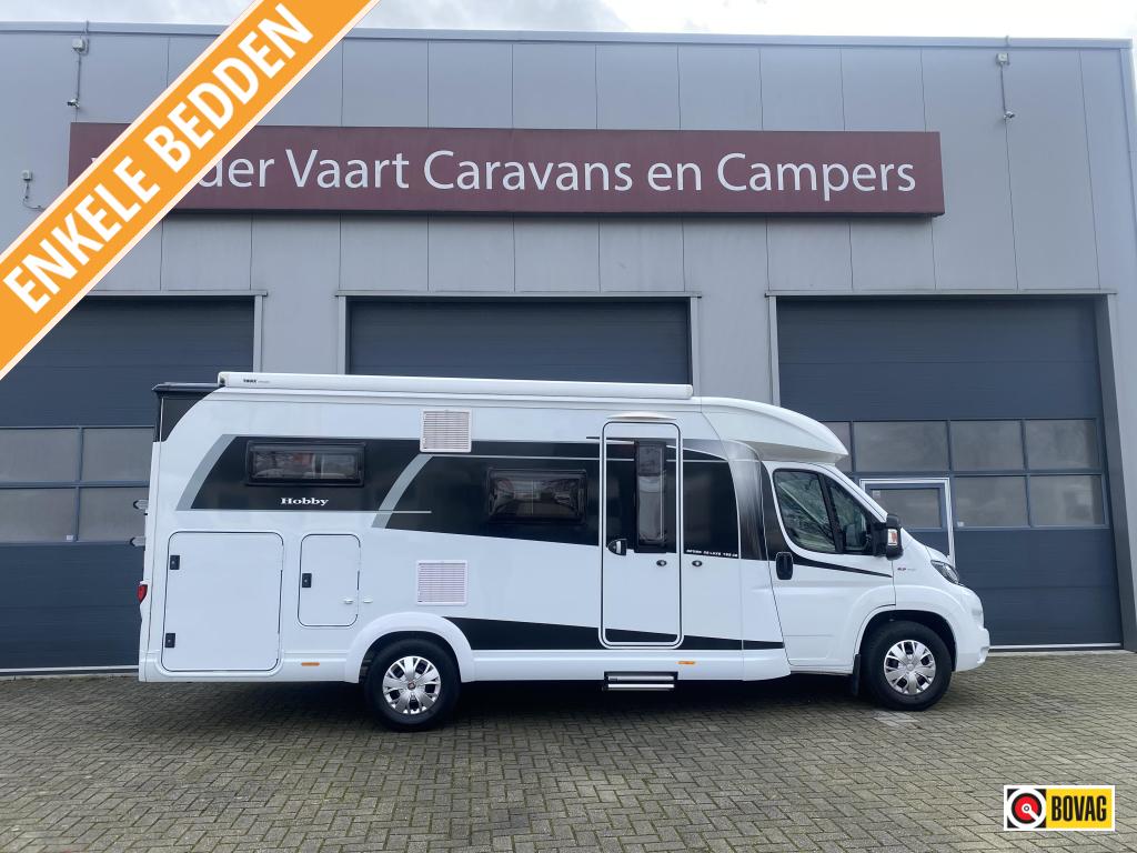 Hobby Premium De Luxe T65 GE Fiat Basis Eerste Eigenaar, Caravans en Kamperen, Fiat, Hobby, Tot en met 2, Bedrijf