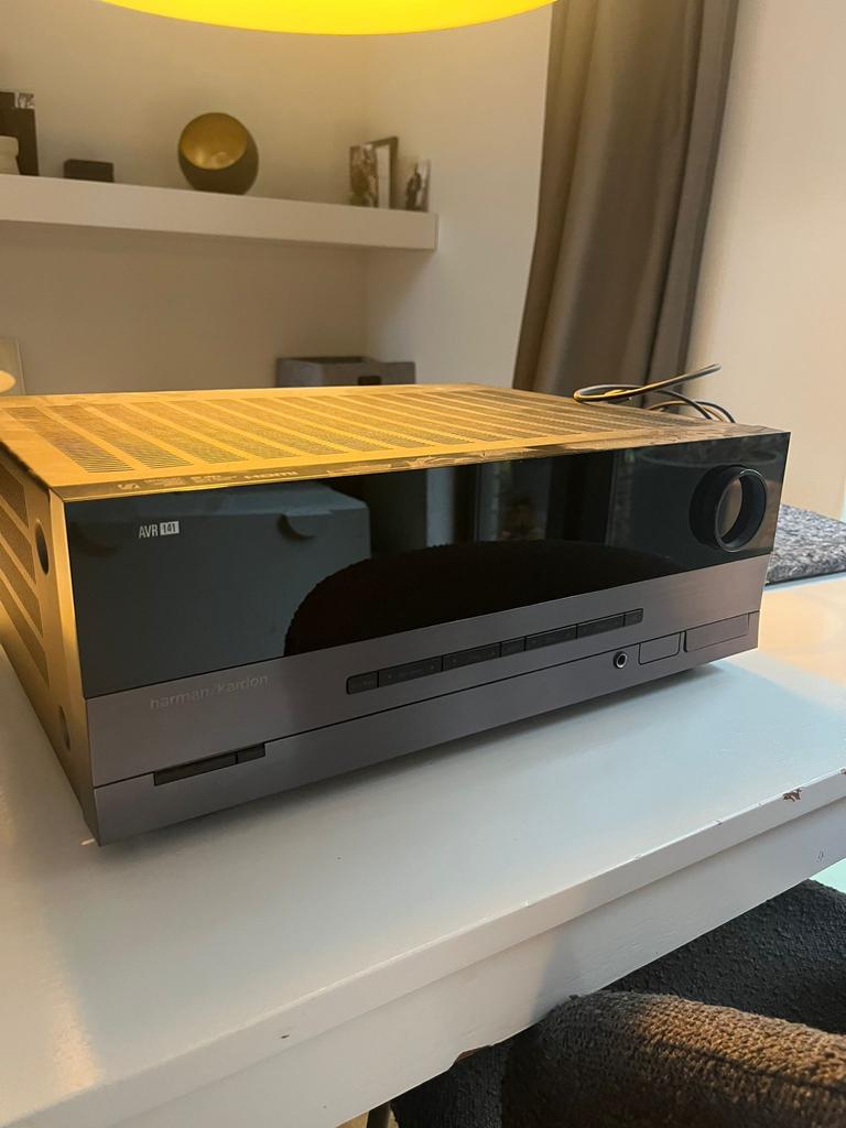 Harman Kardon AVR 141 Versterker met afstandsbediening HDMI, Gebruikt, 60 tot 120 watt, Ophalen, Overige merken