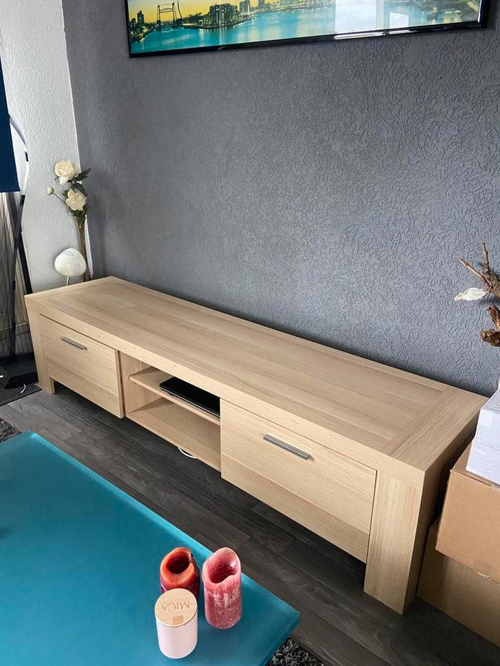 Tv meubel gratis ophalen, Huis en Inrichting, Kasten | Televisiemeubels, Gebruikt, Minder dan 100 cm, 25 tot 50 cm, Overige houtsoorten