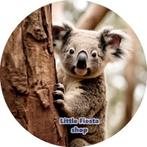 L1467 icing frosting koala 20cm eetbare taart plaat print, Ophalen of Verzenden, Nieuw, Taarten, Versiering