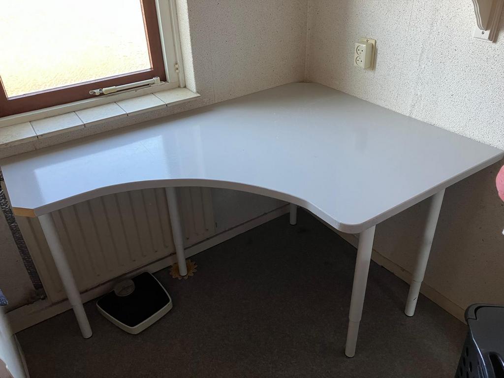 Grijs bureau *** GRATIS ***, Ophalen, Gebruikt