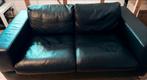 Machalke leren tweezitsbank, Gebruikt, 150 tot 200 cm, Tweepersoons, Ophalen of Verzenden