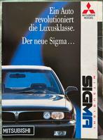 Folder Mitsubishi Sigma V6, Verzenden, Zo goed als nieuw, Mitsubishi