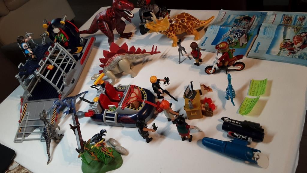 9429 tyranosaurus T-REX 9431/32/33/34/35., Ophalen of Verzenden, Zo goed als nieuw, Complete set