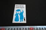 sticker RVS denkt aan alles  verzekeringen logo *, Ophalen, Zo goed als nieuw, Sticker