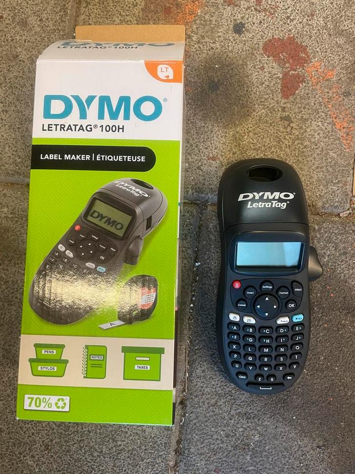 Dymo LetraTag 100H Labelmaker, Computers en Software, Labelprinters, Nieuw, Qwerty, Etiket, Ophalen of Verzenden