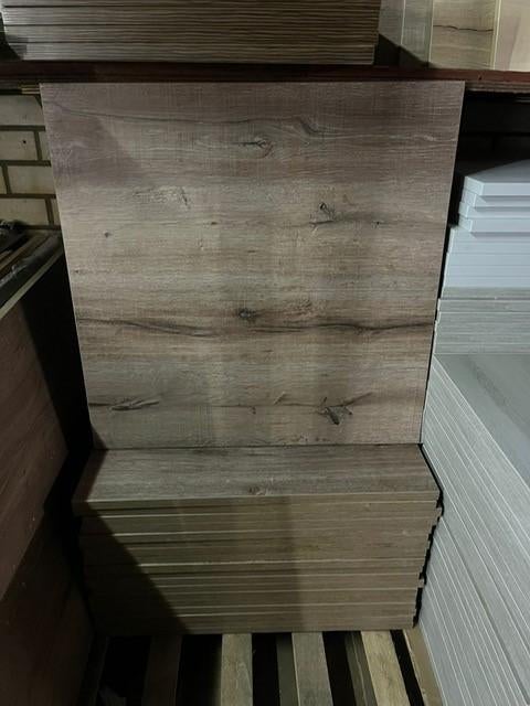 19 stuks Horeca restaurant tafelbladen 80x80 cm nette staat, Ophalen