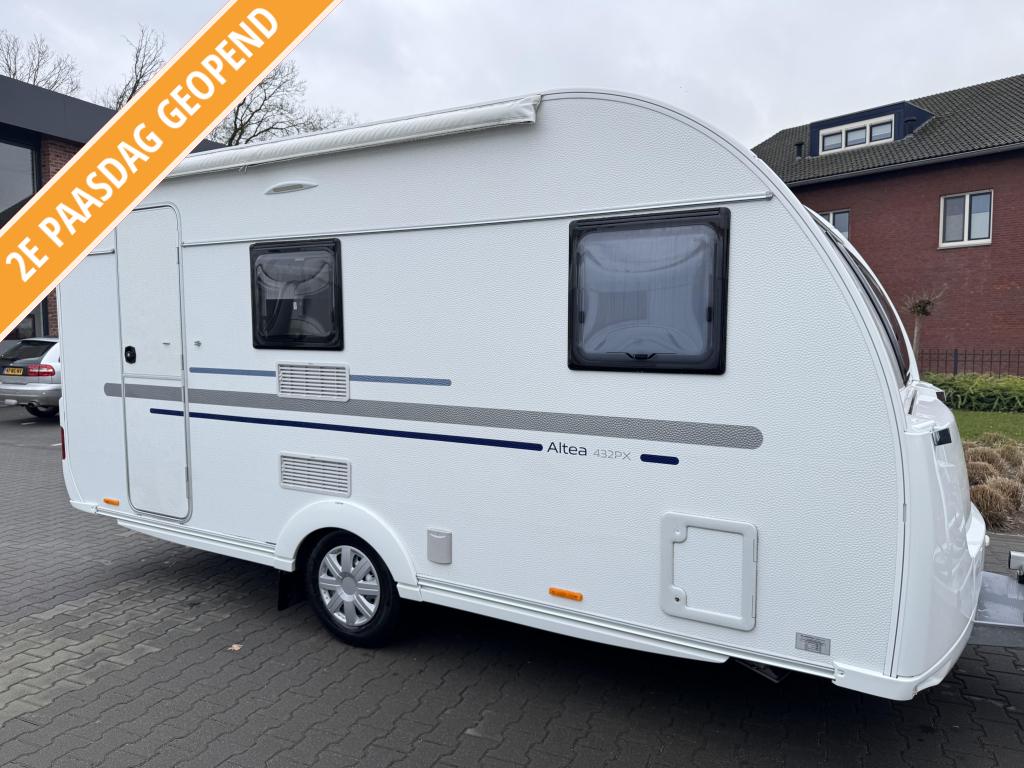 Adria Altea 432 PX / nieuwstaat / luifel, Caravans en Kamperen, Bedrijf, Schokbreker, 4 tot 5 meter, Adria