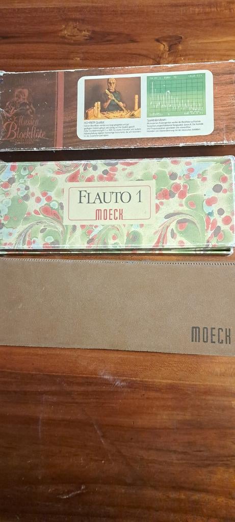 3 Blokfluiten 2  Moech en 1keer Hohner in doosje of cassett, Verzenden