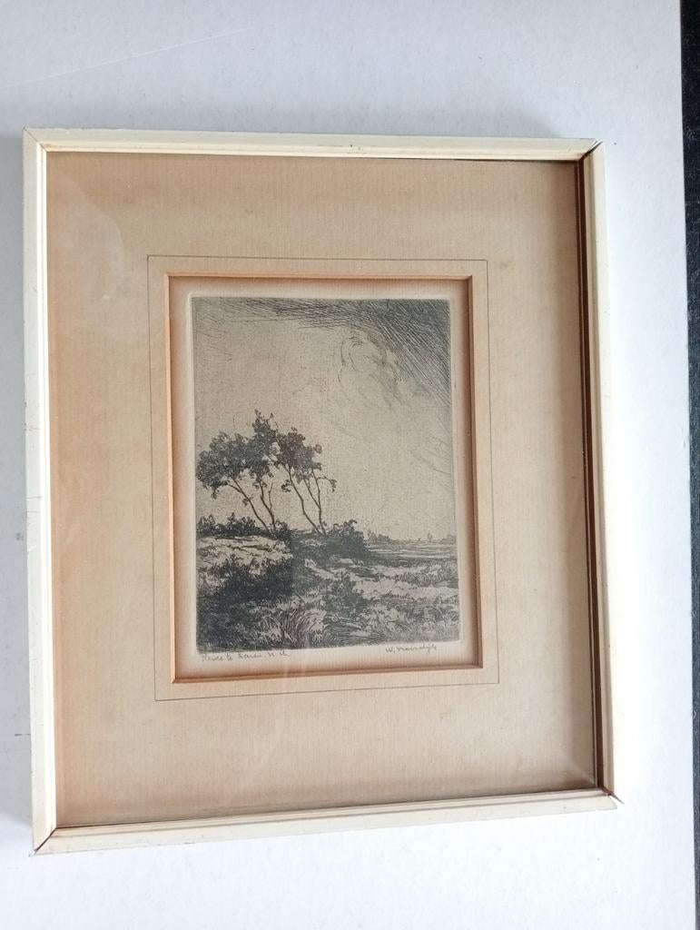 Heide Laren ets Willem Noordijk, Ophalen of Verzenden