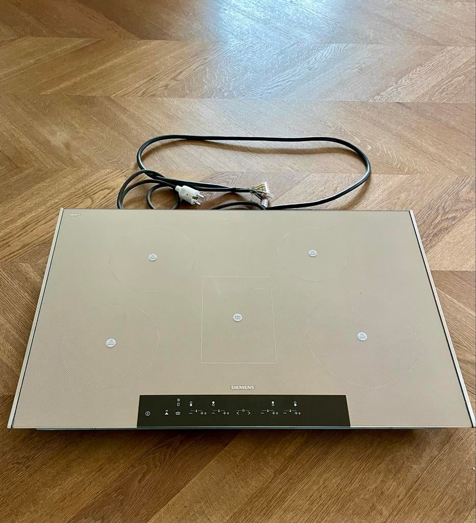 Siemens inductie kookplaat goud/rose, Ophalen, Gebruikt, Inbouw, Inductie