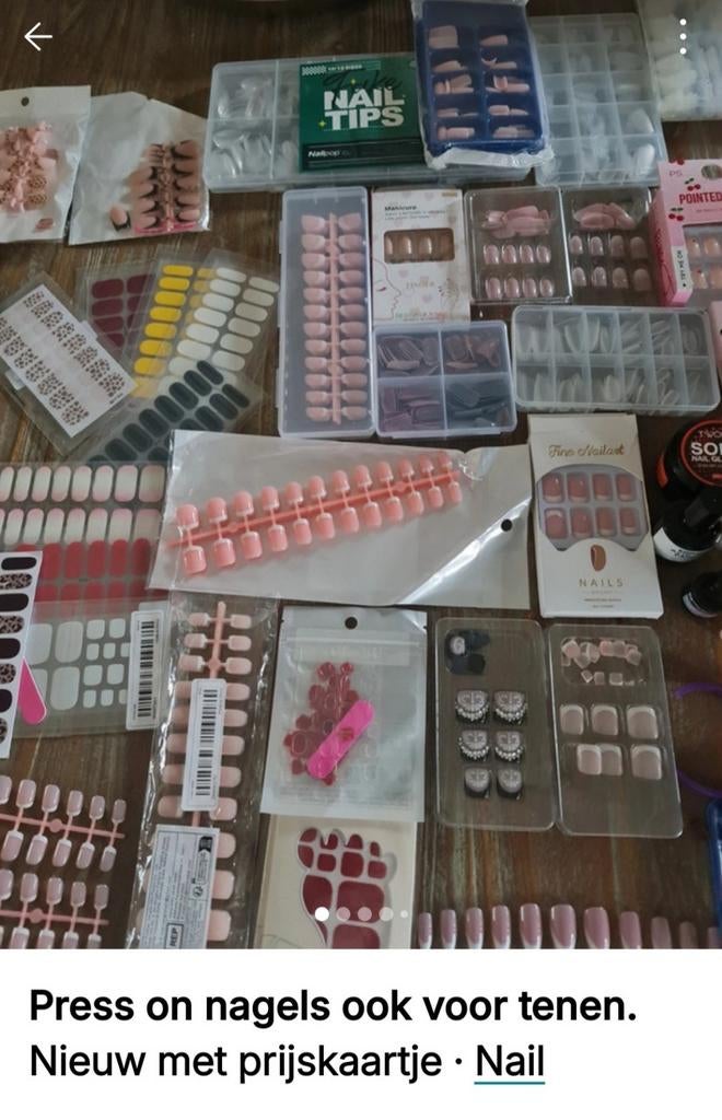 Press on nagels voor handen en voeten, Sieraden, Tassen en Uiterlijk, Uiterlijk | Dieet en Afvallen, Nieuw, Ophalen of Verzenden