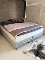 Comfortabel tweepersoons boxspringbed met topper, Ophalen, Gebruikt, Overige kleuren, 210 cm