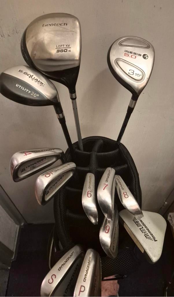 Dynacraft heren golfset met golftas standbag, Ophalen of Verzenden, Gebruikt, Set