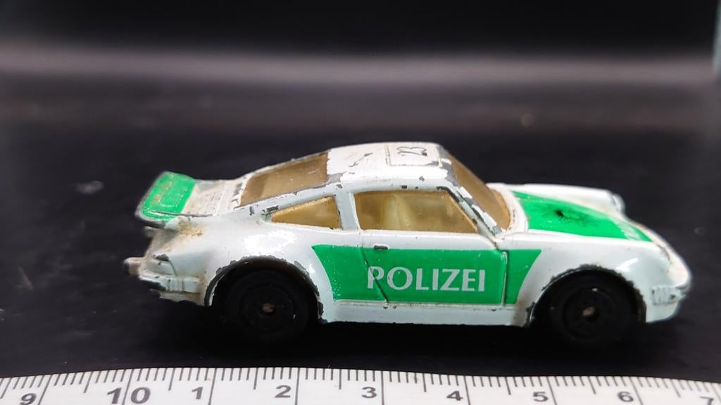 Oude Mc Toy - Porsche 911 Polizei, Ophalen of Verzenden, Gebruikt, Auto, Overige merken
