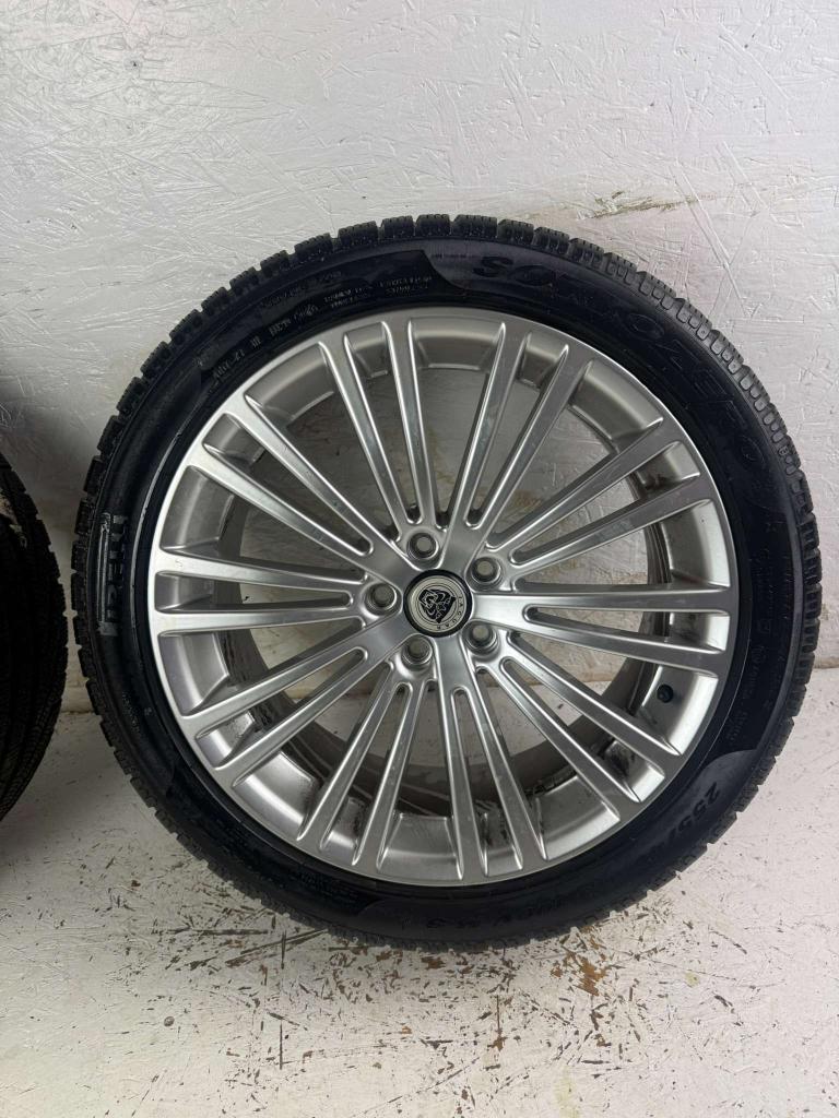 Jaguar XF XE XJ F-Pace velgen 19" 5x108 winterset 7mm!, Auto-onderdelen, Banden en Velgen, Gebruikt, 255 mm, Banden en Velgen