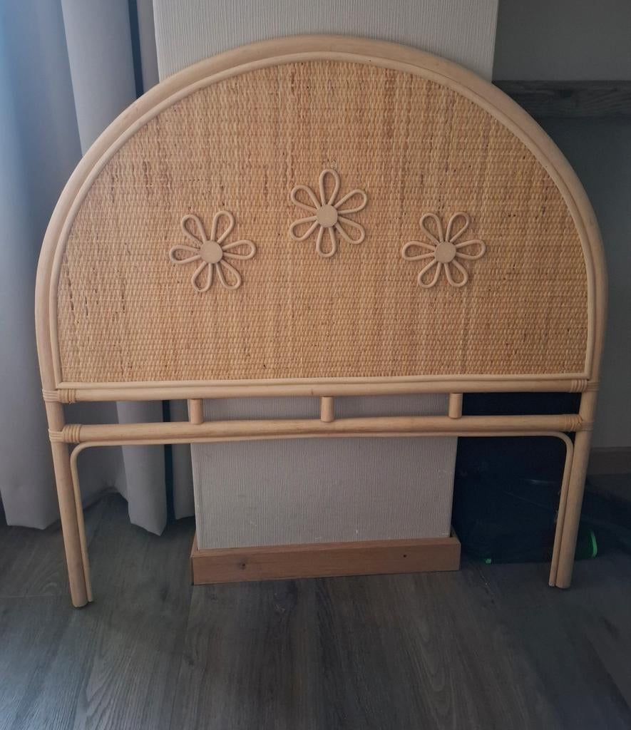 Hoofdbord rotan, Overige materialen, 90 cm, Eenpersoons, Ophalen of Verzenden