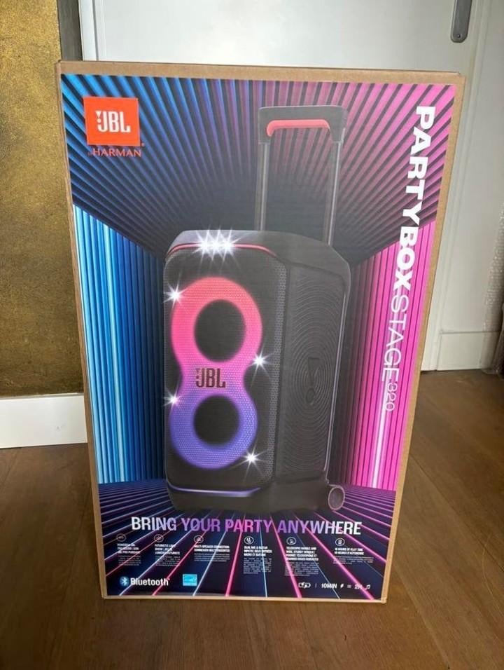 JBL Partybox Stage 320 - Nieuw in doos!, Ophalen, Nieuw, JBL
