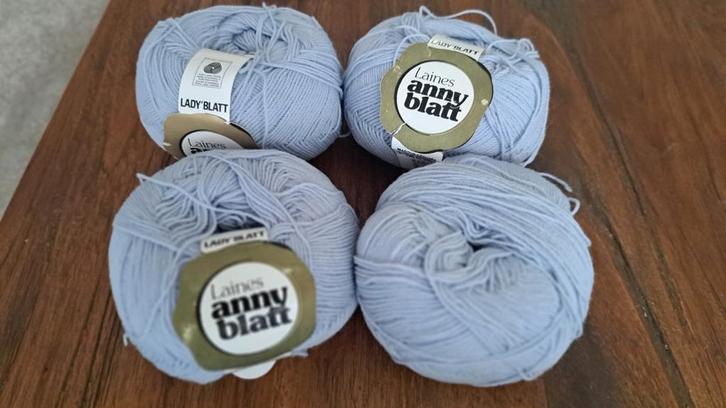 Anny Blatt Laines 4 bollen Zuivere Scheerwol Brei-/Haakgaren, Hobby en Vrije tijd, Breien en Haken, Nieuw, Breien of Haken, Wol of Garen