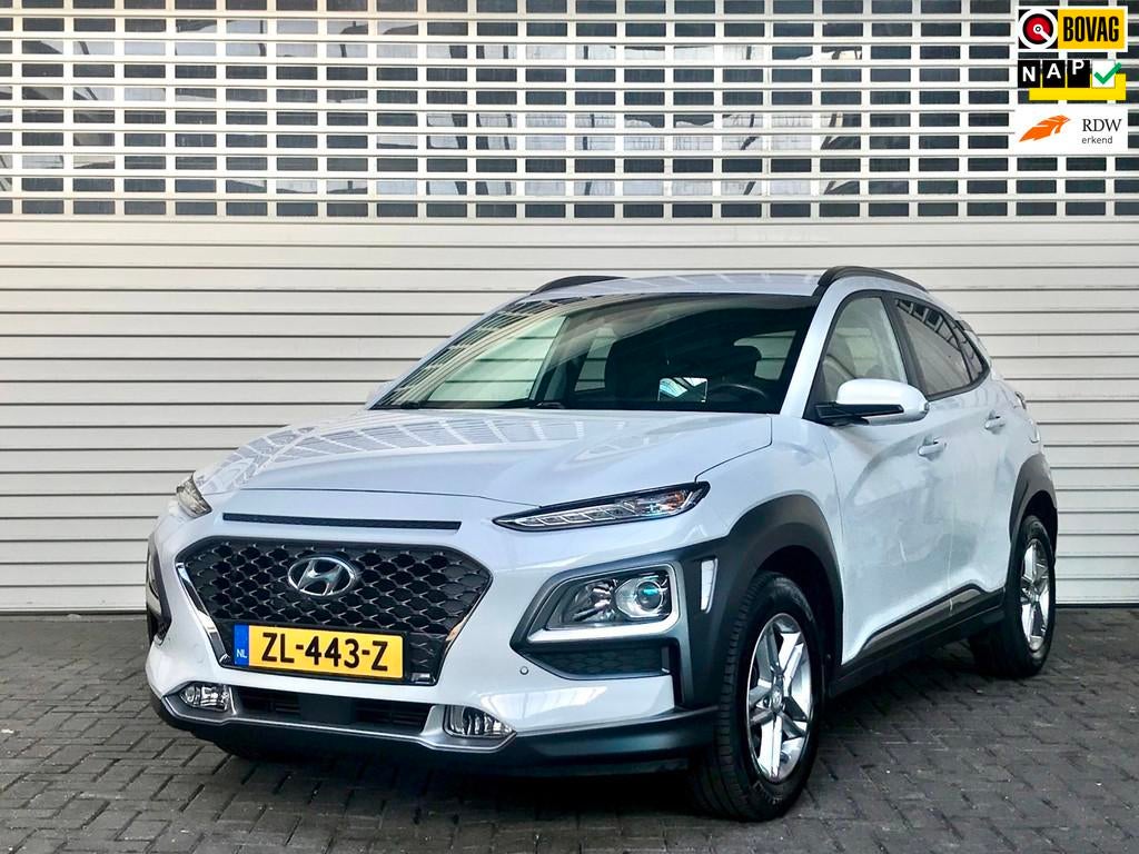 Hyundai Kona 1.0 T-GDI Fashion, Voorwielaandrijving, Gebruikt, Euro 6, Wit