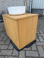 Wastafelmeubel met waskom, Zo goed als nieuw, Minder dan 100 cm, Wastafelkast, 25 tot 50 cm