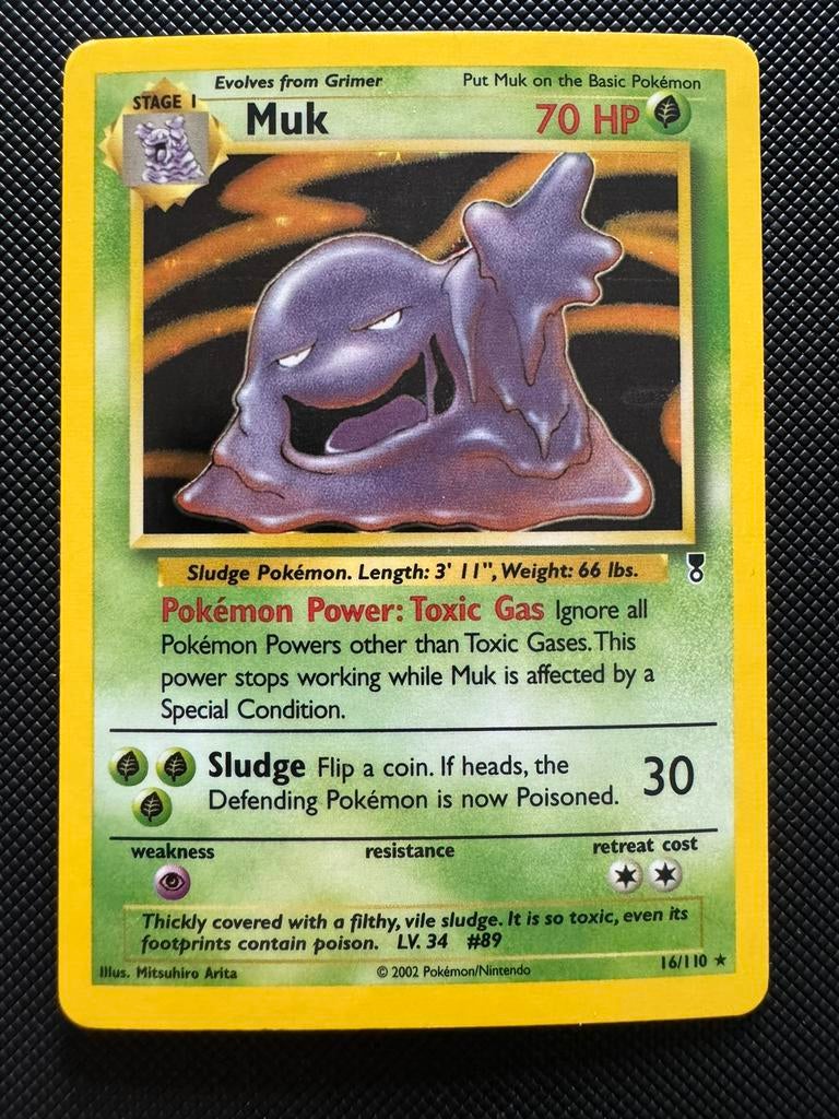 Muk #16 Legendary collection pokemon kaart, Ophalen of Verzenden, Zo goed als nieuw