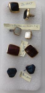 8 Mooie manchetknopen in goede staat, Ophalen of Verzenden, Gebruikt, Overige materialen, Verzilverd