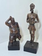 Handgesneden Vintage Don Quijote en Sancho Panza OURO Artesa, Antiek en Kunst, Ophalen of Verzenden