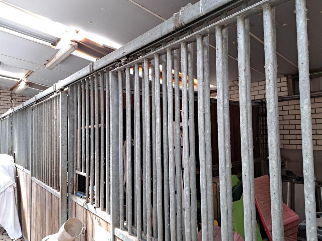 3 paardenboxen 3.90x3.90x2.40 lxbh, Dieren en Toebehoren