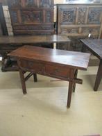 Oer 11777 ANTIEKE grenenhouten wandtafel, Ophalen