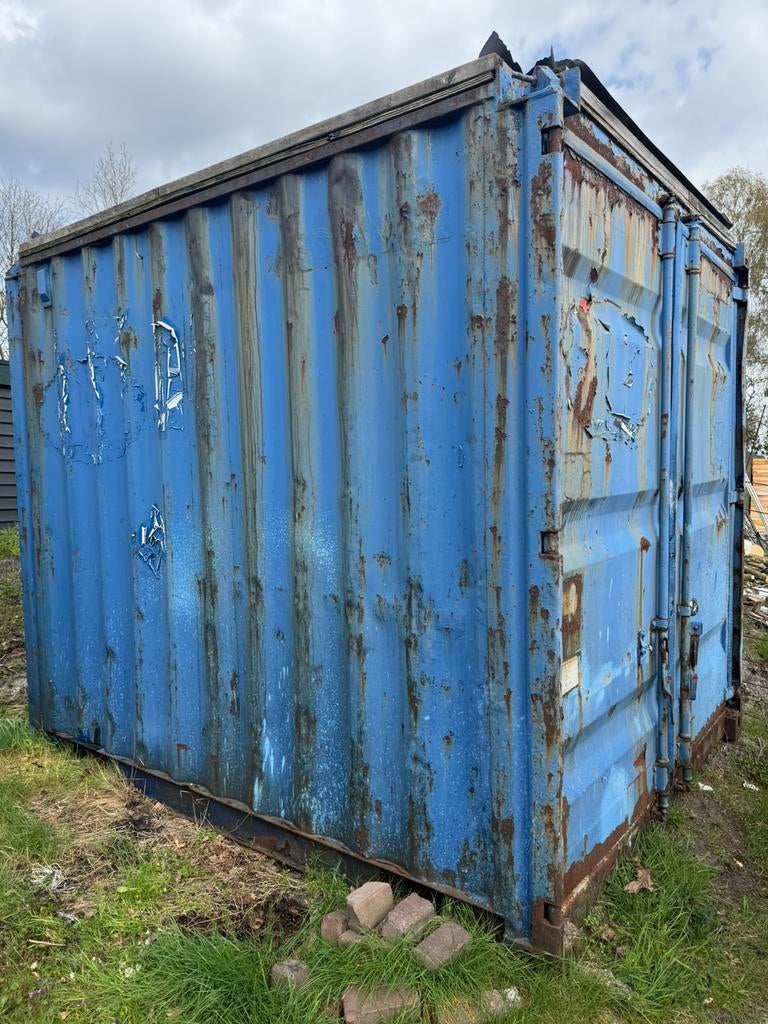 Bouwcontainer 10ft zeecontainer, Ophalen