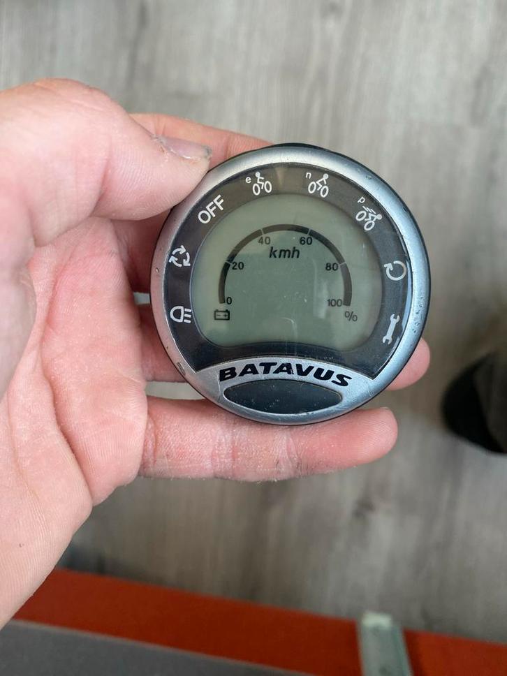 Batavus Sparta Ion Display - Gebruikt, Fietsen en Brommers, Fietsaccessoires | Fietscomputers, Gebruikt, Snelheidssensor, Ophalen