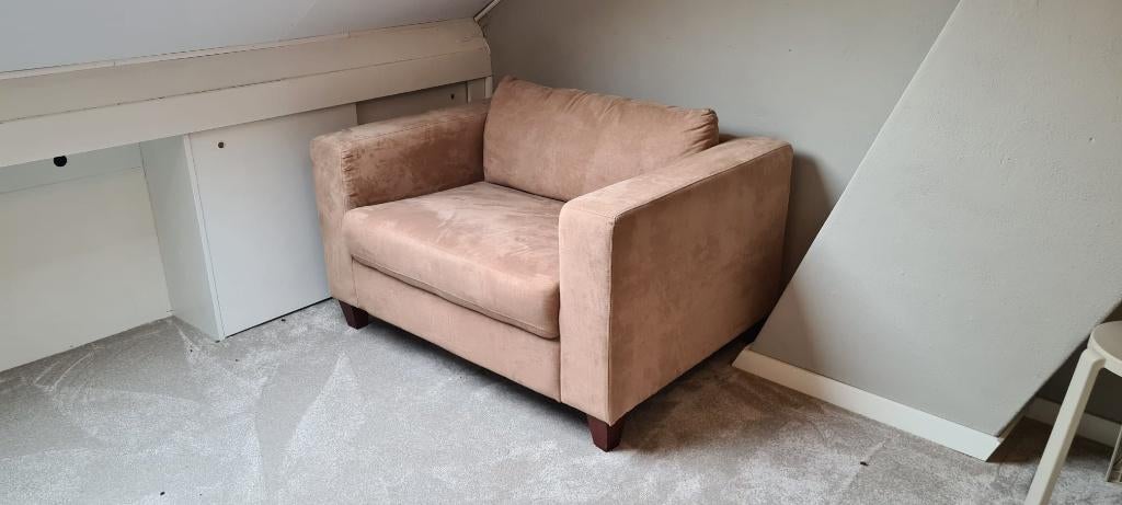 Bankje loveseat, Ophalen, Gebruikt, Stof, 75 tot 100 cm
