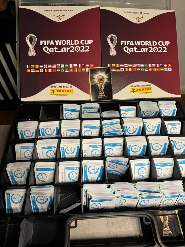 Panini Wk 2022 en EK 2024 Voetbal Stickers, Ophalen of Verzenden, Nieuw, Meerdere stickers