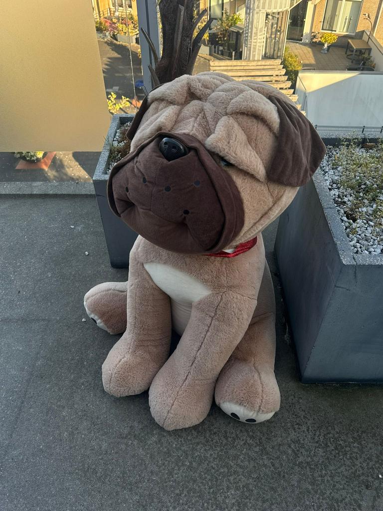 Grote knuffel, beige, > meter, Ophalen, Overige merken, Overige karakters, Overige typen