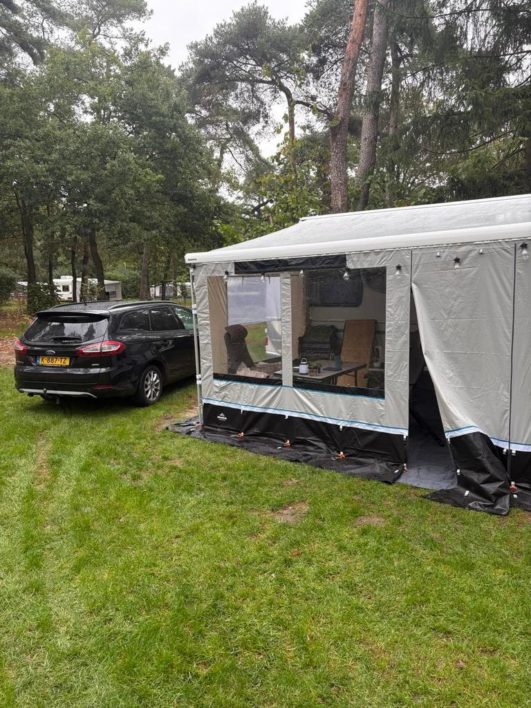 Luifeltentset-Obelink voorwand 400 en 2 x zijwand 275, Ophalen, Zo goed als nieuw