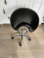 Novicum, ergonomische zadelkruk in hoogte verstelbaar, Ophalen, Gebruikt, Zwart, Bureaukruk